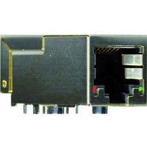 Yamaichi - Embase modulaire femelle Y-CONJACK-22-THR embase femelle, verticale Pôle: 8P8C+2 métal, nickelé 1 pc(s)