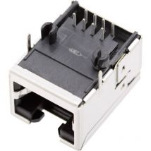Bel Stewart Connectors - Embase modulaire femelle sans éclisse de blindage 1450-2000-02 RJ45 femelle, coudé Pôle: 8P8C 1