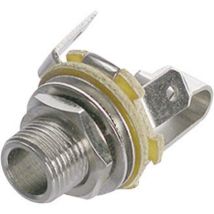 Jack 6.35 Mm Embase Femelle, Verticale Rean Av Nys 229 Nombre De Pôles: 2 Mono Argent 1 Pc(s) D18493