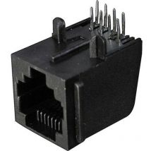 Embase modulaire femelle Assmann wsw A-20042 RJ45 embase femelle horizontale RJ45 Pôle: 8 noir 1 pc(s) D98916