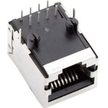 Bel Stewart Connectors - Embase Modulaire Femelle Sans Éclisse De Blindage Ss64800-031f Rj45 Embase Femelle Horizontale Pôle: 8p8c Nickelé, Métal 1 