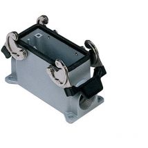 Embase saillie - haut profil - 2 leviers - 2 entrées - pg21 - gabarit 77.27 Ilme cap16.221