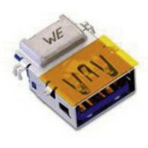 Würth Elektronik - Embase tht usb 3.0 type a inverse Contenu: 1 pc(s) wr-com 692121330100 V666511