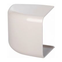 Embout plastique rigide - blanc crème ral 9001