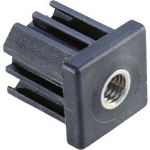 2gt Roues Et Roulettes - Embout à insert taraudé pour tube carré 40x40 - M12 2 mm