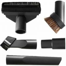 Yzmrbdqc - Lot de 5 Embout Aspirateur 32mm / 35mm Accessoires pour Aspirateur Brosse Aspirateur Universel Avec Adaptateur Aspirateur pour (Noir)