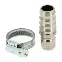 Embout automatique douille annelée pour tuyau Ø15