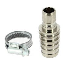 Embout automatique douille annelée pour tuyau Ø19