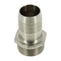 Embout cannelé inox usiné Ø25 mâle 1'