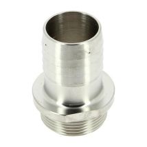 Embout cannelé inox usiné Ø32 mâle 1'1/4