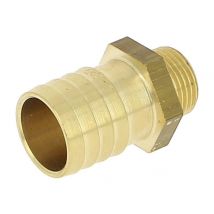 Embout laiton cannelé Ø20 mâle 3/8