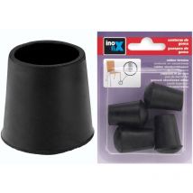 Embout CAOUTCHOUX4POUR DIAM25 noir Inofix 1925-3-