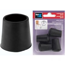 Embout CAOUTCHOUX4 pour DIAM16 noir Inofix 1916-3-