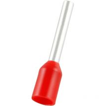 Embout de câblage Rs Pro 1mm², Rouge, longueur 10mm