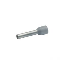 Embout de câblage isolé gris 2,5mm² - longueur 8mm -selon ncf 63-023 (173/8)
