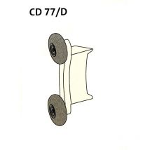 ALULUX Embout De Lame Cd77/d Avec Deux Roulettes Souples