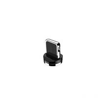 Embout de prise pour câble magnétique Iphone Lightning, argent