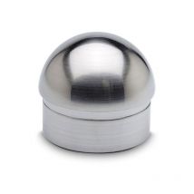MB2 - Embout de tube arrondi ∅38,1 - Finition : Inox brossé