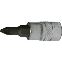 Embout de vissage 1/4'' pour vis cruciforme pz, Dimensions : pz 1, Long. 30 mm