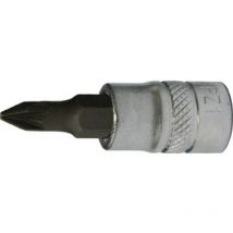 Embout de vissage 1/4'' pour vis cruciforme pz, Dimensions : pz 2, Long. 30 mm