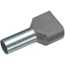 Vogt Verbindungstechnik - Embout Double D'Extrémité De Câble 470612d 4 Mm² 12 Mm Partiellement Isolé Orange 100 Pc(s)