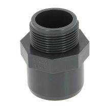Embout pvc pression mâle-femelle Ø50-40 mâle 33-42