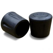 Embout en Caoutchouc Renforcé Vulcanisé noir pour Pied de Chaise et Table Diamètre 40 mm - Ajile