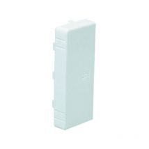 Embout lan pour goulotte - 40 x 40 mm - blanc Iboco