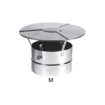 Sortie de toit – Pare-soleil en inox 12 – Acier inoxydable Aisi 316L – Finition métal, Largeur, Diamètre