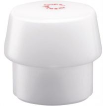 Erwin Halder Kg - Tête de frappe de rechange Superplastique de Halder, blanc, Convient pour la massette Simplex 80 mm