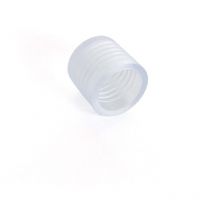 Embout pour ruban néon led dimmable 220V circulaire SFLEX14 Transparent
