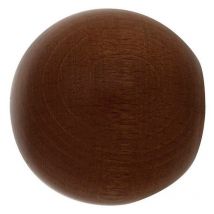 Sphère terminale en bois 28x55 mm. Noyer
