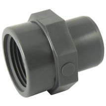 Embout pvc pression à coller mâle 40 mm, femelle à visser 26x34