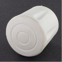 Embout rond envellopant caoutchouc vulcanisé Blanc Pour Tube 12A13-50 pièces