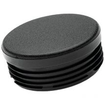 Embout intérieur rond plastique noir 32mm Fortaps 20-32