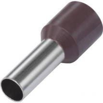 Embout simple d'extrémité de câble Vogt Verbindungstechnik 469706 0.14 MM² 6 mm partiellement isolé marron 100 pc(s)