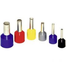 Embout simple d'extrémité de câble Vogt Verbindungstechnik 470410ks 1.5 mm² x 10 mm partiellement isolé noir 100 pc(s) D25245