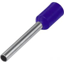 Embout simple d'extrémité de câble Vogt Verbindungstechnik 490912 16 MM² 12 mm partiellement isolé bleu 100 pc(s)