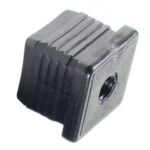 Embout taraudé pour tube carré 25x25 - M10
