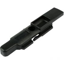 Embout de tringle nylon fixation diamètre 6mm pour profil à gorge 15x20mm – Fapim 409288