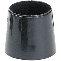 Embout rond renforcé 'CNT01' en polyéthylène noir Ø2,2x3,3cm (25 unités) Micel