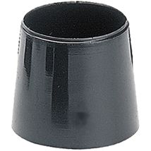 Micel - Embout Rond Renforcé 'cnt01' En Polyéthylène Noir Ø2,8x3,2cm (25 Unités)