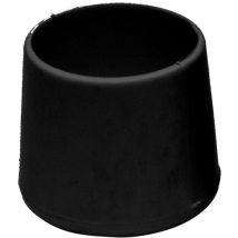 Contera/tap Terminal Cnt07 Black Rubber Round Ø 30 X 30 Mm (25 Pcs.) - Micel
