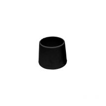 Embout rond flexible CNT07 en caoutchouc noir Ø4,2x4,8cm (25 unités) Micel