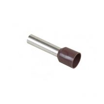 Embout de câblage pour fil souple de 0,5 à 50mm² - Section / Couleur - Embout Marron - 10mm² - Sachet de 100