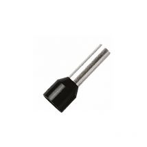 Embout de câblage pour fil souple de 0,5 à 50mm² - Section / Couleur - Embout Noir 25mm² - Sachet de 50