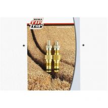 Embouts de valve air et eau x2