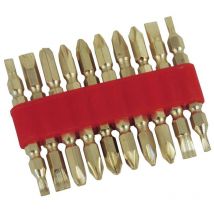 Embouts de vissage doubles dorés