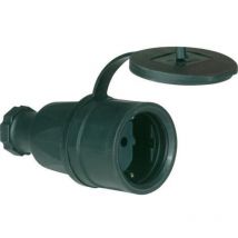 Prolongador 2p+ ip 44 caucho+ con tapa