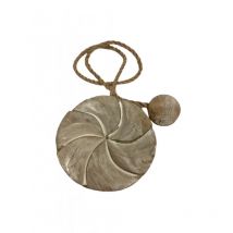 Embrasse rideau aimantée bois Coloris - Burnt blanchi - Rosa